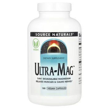 Ультра-Маг від Source Naturals (180 капсул) MAG-ULT-350-180-002 фото